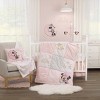 NoJo Disney Minnie Mouse Twinkle Twinkle Minnie Pink and White Super Soft Velboa Changing Pad Cover - 3 of 3