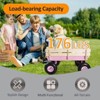 RISOKEYS Kids Wagon,with Removable Wooden Side Panels - Pet Wagon,Foldable Design,176lbs Capacity for Toys,Snacks and Outdoor Adventures - 2 of 4