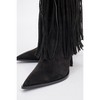 Gueras - Black Fringe Pointed Toe Boot(Women) | Prologue Shoes - 3 of 3