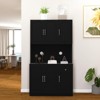 NicBex 70.87 Inch Tall Kitchen Pantry Storage Cabinet with 6 Doors,1 Drawer and Adjustable Shelves for Dining Room,Bathroom,Kitchen - 2 of 4