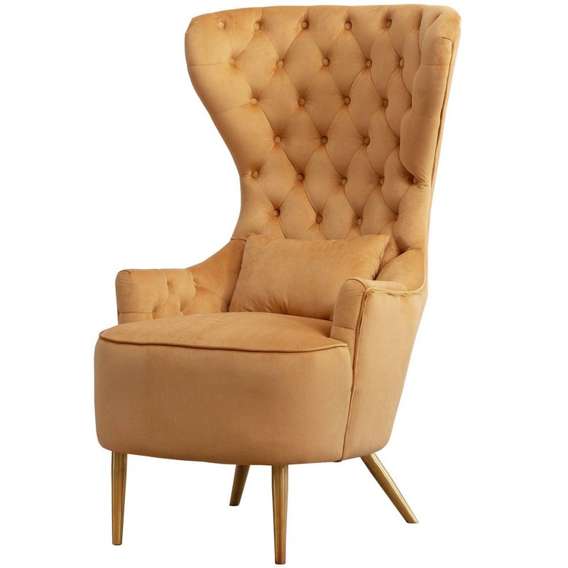 Upholstered Tufted High Wingback Chair - Kinwell, 1 of 13