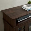 ORRD 58" TV Stand with 23" Fireplace Insert, Modern Entertainment Console, Espresso - 3 of 4