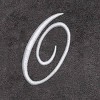 Avanti  Granite with Silver Script Monogram Bath Towel Letter   O - 2 of 3