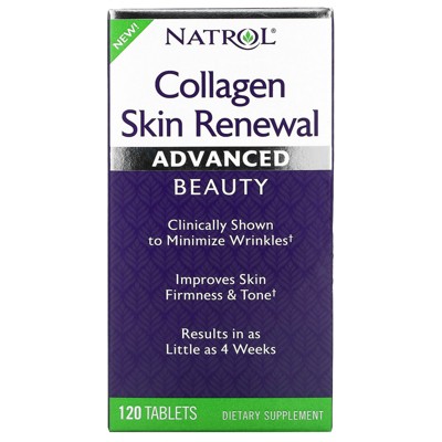 Natrol Collagen Skin Renewal, 120 Tablets, Dietary Supplements