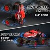 Remote Control Monster Truck Toys, 1: 20 Scale RC Shark with Light Music, , 360 Spin Walk Upright Drift - 2 of 4