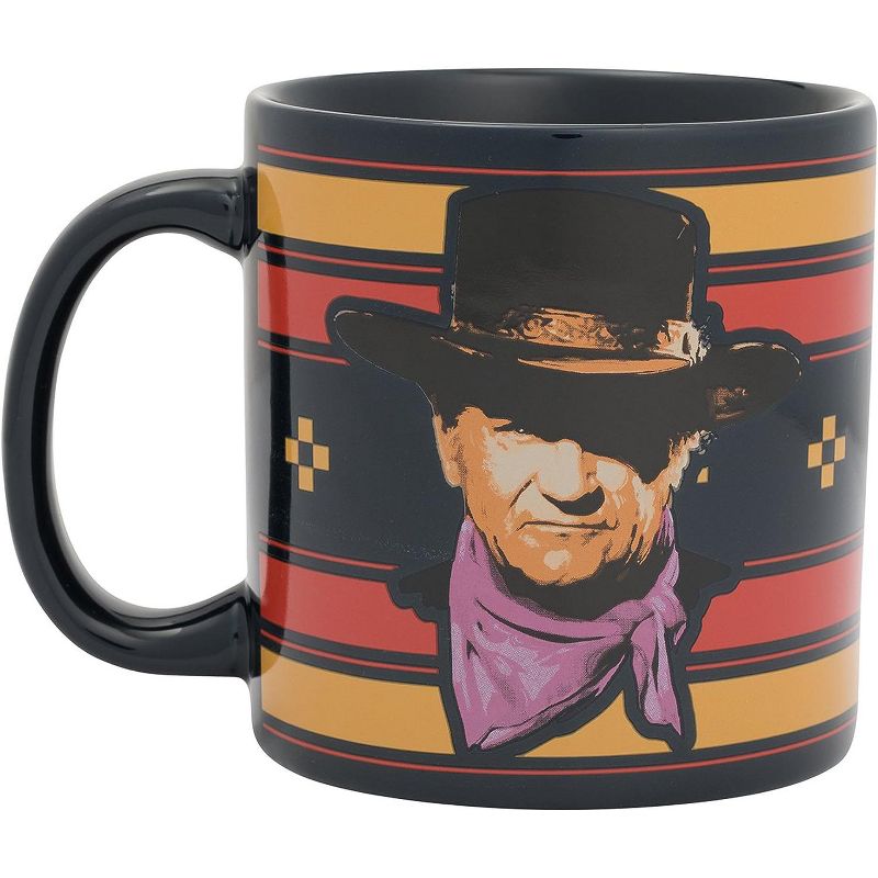 John Wayne 20 oz. Ceramic Coffee Mug Beverage Cup Multicoloured, 2 of 4