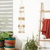 31" x 5" Traditional Metal Abstract Windchime Gold/Green/Pink - Olivia & May - 2 of 4