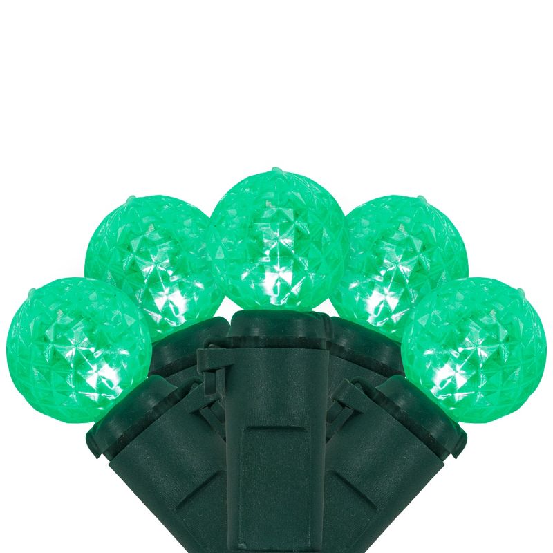 Northlight LED G12 Berry Christmas Lights - 16' Green Wire - Green - 50 ct, 1 of 6