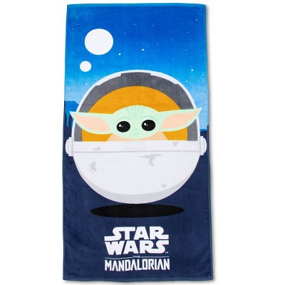 Star Wars: The Mandalorian Beach Towel Green/Blue