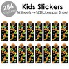 Big Dot of Happiness Jack-O'-Lantern Halloween - Kids Halloween Party Favor Kids Stickers - 16 Sheets - 256 Stickers - 4 of 4