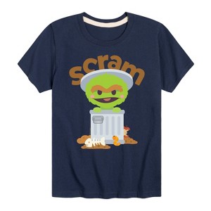 Boys' - Sesame Street - Kawaii Oscar Short Sleeve Graphic T-Shirt - 1 of 4