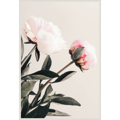 Amanti Art Peony 23 by Pictufy Studio III Canvas Wall Art Print Framed 23 x 33-in.