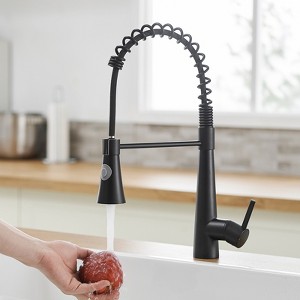 Pot Filler, Wall Mount Commercial Folding Faucet, Brass Material, Brushed Nickel - 1 of 4