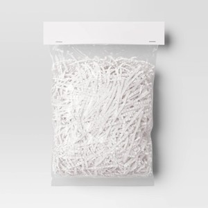 Christmas Shredded Paper Filler White - Wondershop™ - 1 of 3