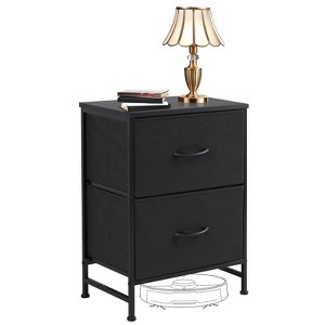 CAVINAS Small Drawer Dresser,Nightstand with Fabric Bins for Bedroom & Closet,Modern Minimalist Chest of Drawers,Sturdy Metal Frame - 1 of 4