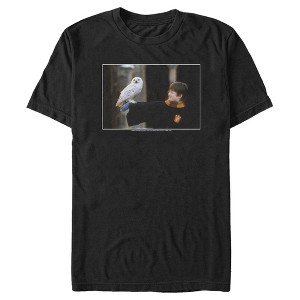 Men's Harry Potter Wizard and Owl T-Shirt - 1 of 4