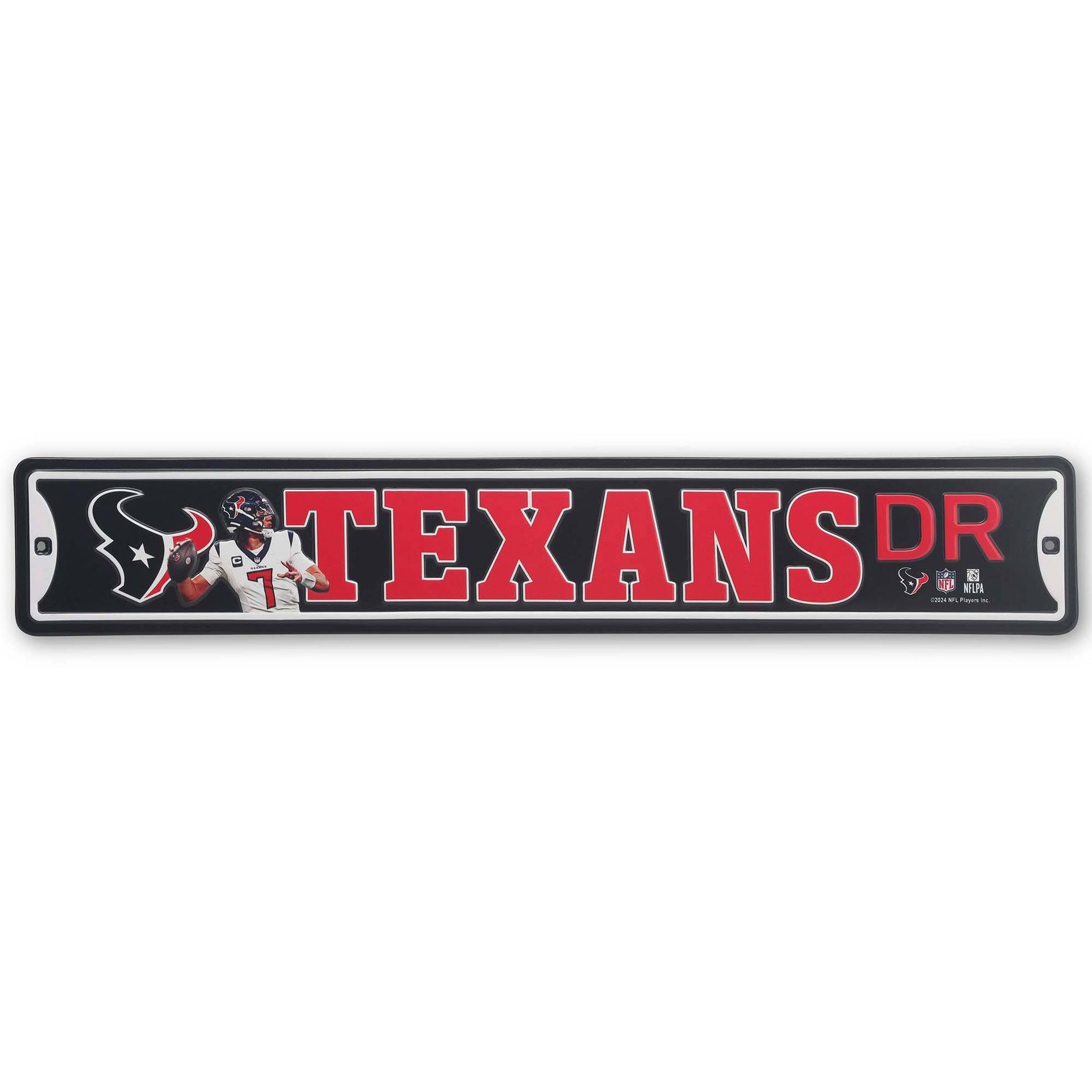 NFL Houston Texans Metal Wall Sign