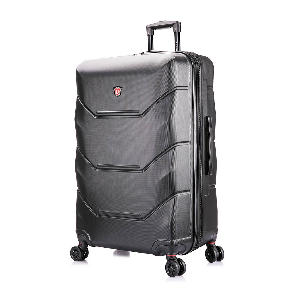 DUKAP Zonix Lightweight Hardside Spinner Suitcase - Black