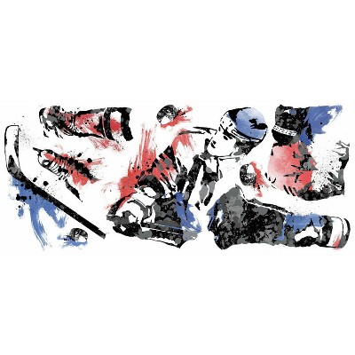 Men's Hockey Champion Peel and Stick Giant Wall Decal - RoomMates