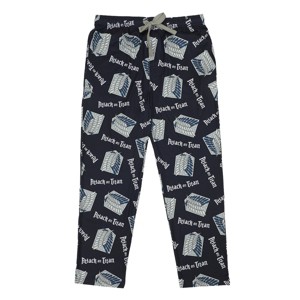 Men's Adult Navy Attack on Titan Sleep Pants - Survey Corps Comfort for Anime Fans - 1 of 3