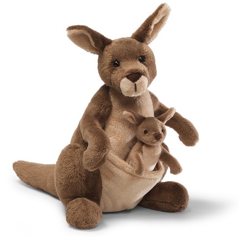 GUND Jirra Kangaroo with Removable Joey Plush Stuffed Animal for Ages 1 and Up Brown 10