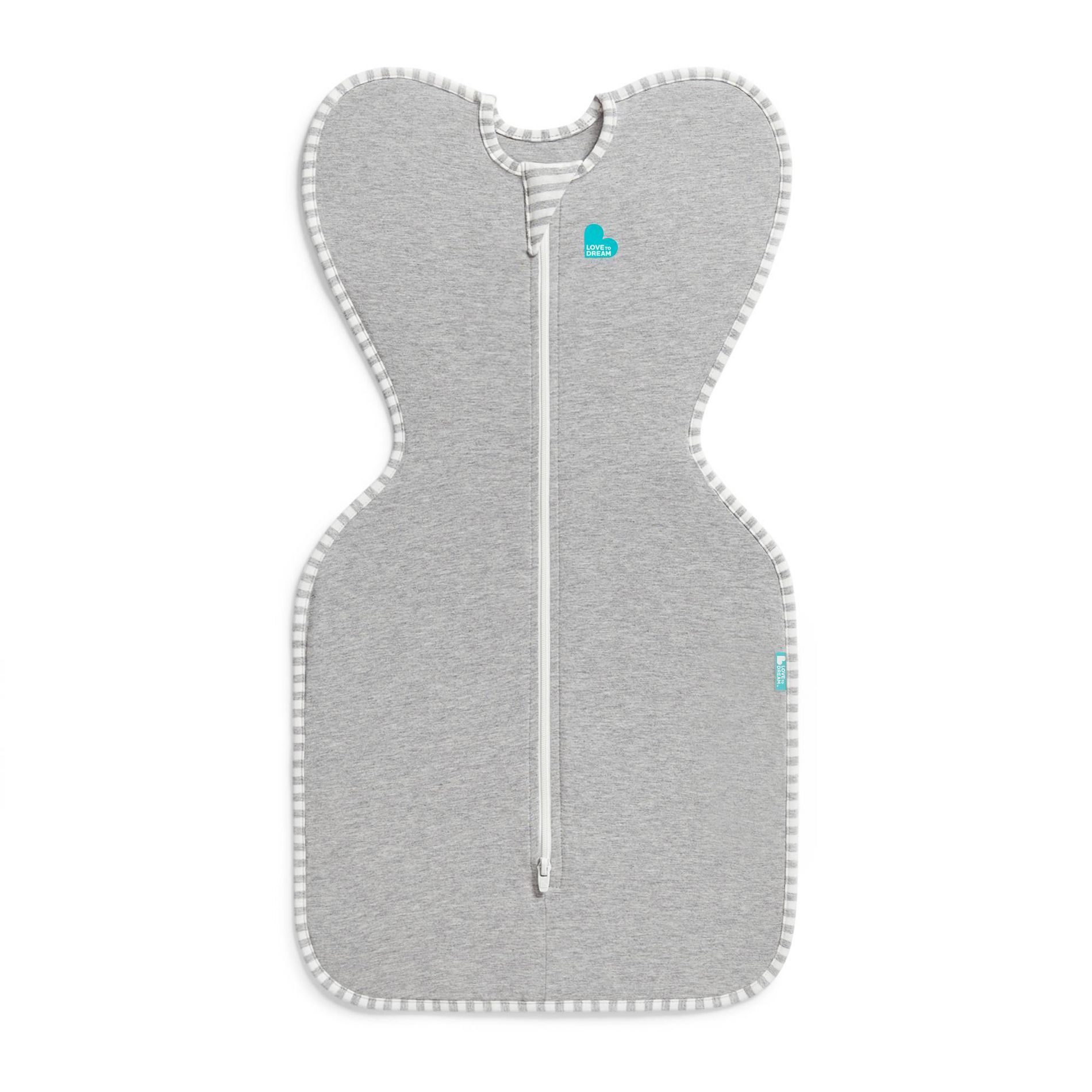 Love to Dream Swaddle Up Sleep Sack- Cotton 1.0 TOG - Gray - S