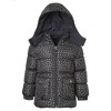 Pink Platinum Little Girl Foil Print Puffer Jacket - 2 of 2