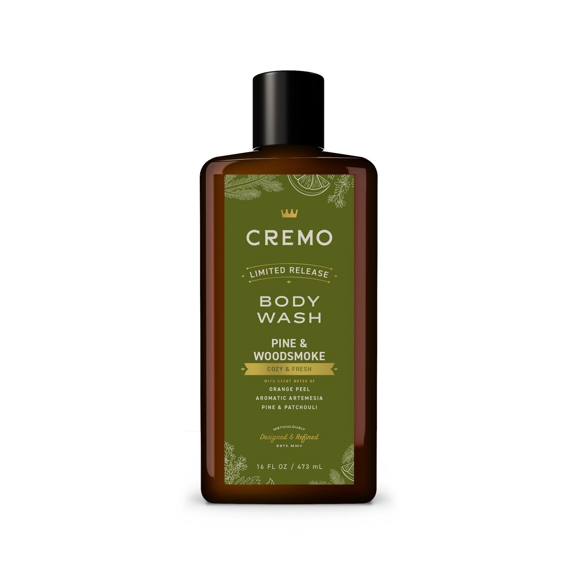 Cremo Body Wash - Pine & Woodsmoke - 16 fl oz