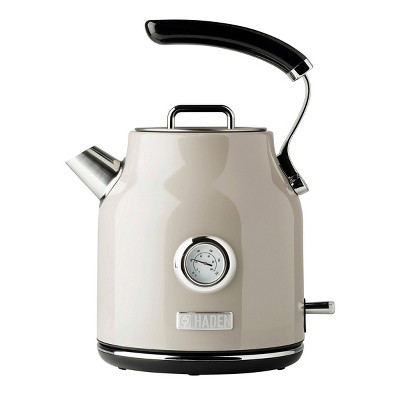 Electric Kettle Stainless Steel, Retro Water Boiler with Filter