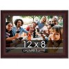 PosterPalooza | Photo Size Linear Brown Picture Frame - UV Acrylic, Foam Board Backing, Hanging Hardware - 2 of 4
