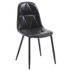 NicBex Modern Upholstered Faux Leather Dining Chairs Set of 2/4 with High Backrest,Stylish Office Chairs,Living Room Side Chairs - 4 of 4
