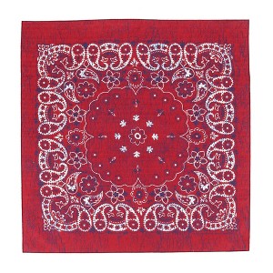 CTM Extra Large 27 Inch Rustic Paisley Print Bandana - 1 of 4