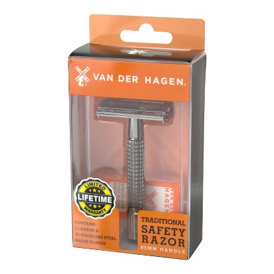 Van Der Hagen 85 MM Gunmetal Safety Razor Blades - 5pk