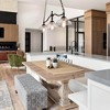 LNC Donnish 3-Lights 38.1" Farmhouse Linear Kitchen Island Pendant  Lights, Black with 3 Clear Glass Shades - 4 of 4