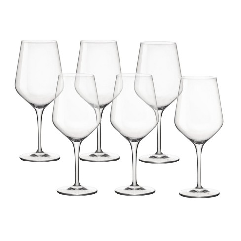 Bormioli Rocco Hosteria 5.5 oz. Small Stackable Wine Glasses (Set of 6)