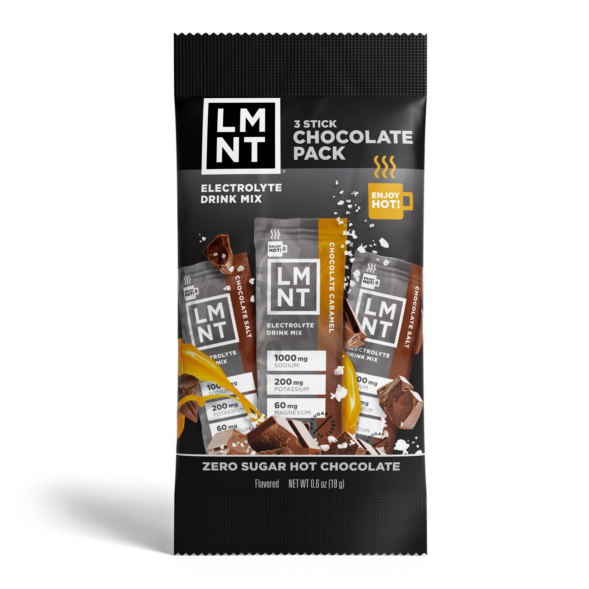 LMNT Chocolate Medley Zero-Sugar Electrolytes Drink - 3ct