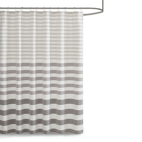 72 X72 Colette Yarn Dyed Woven Shower Curtain Target