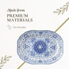 Spode Judaica Collection Oval Platter - 14 Inch Blue & White Porcelain Serving Tray - Judaic Design Inspired by 1880's Manuscripts - Dishwasher Safe - 4 of 4