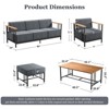 Gymojoy Outdoor Sofa Funiture with Thick Cushion for Garden Yard - 2 of 4