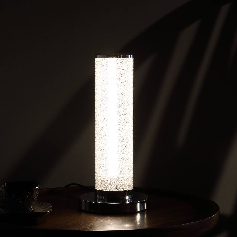 13&#34; Novelty Metal Tube Table Lamp (Includes LED Light Bulb) Black - Ore International, 4 of 7