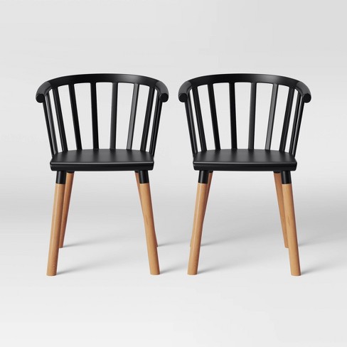 Target black cheap dining chairs