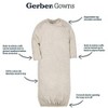 Gerber Baby Neutral Lap Shoulder Gowns - Sheep - Preemie - 4-Pack - 4 of 4