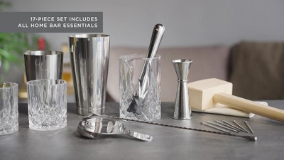  Viski Professional Lewis Bag and Mallet Bartender Kit & Bar  Tools Kitchen Accessory 12, Ice Bag & Mallet : Tools & Home Improvement