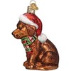Old World Christmas Blown Glass Ornament for Christmas Tree, Chocolate Labrador Puppy - 4 of 4