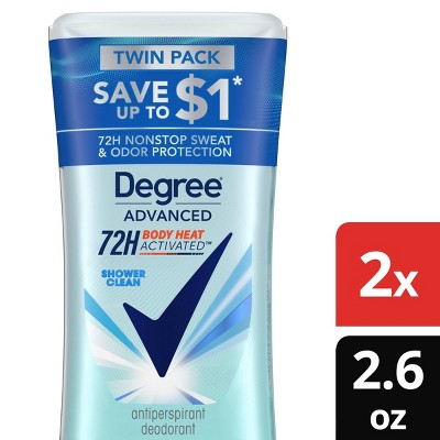 Degree Advanced Montionsense Shower Clean 72-Hour Antiperspirant &#38; Deodorant - 2.6oz/2pk_6