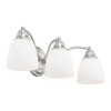 Livex Lighting Somerville 3 - Light Vanity in  Brushed Nickel - 3 of 4