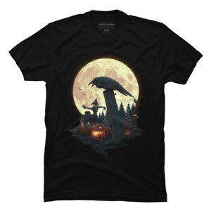 Men's Design By Humans Halloween Theme By chriskar T-Shirt - 1 of 4