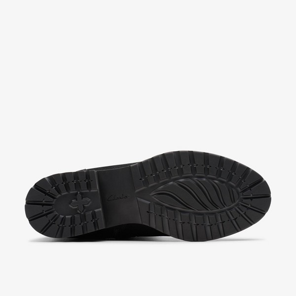 Botas de gamuza negra para mujer Clarks Nissini Pearl 4
