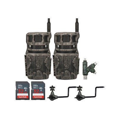 Stealth Cam Revolver 40MP Pro 360 Degree Cellular Trail Camera Bundle (2 Pack)