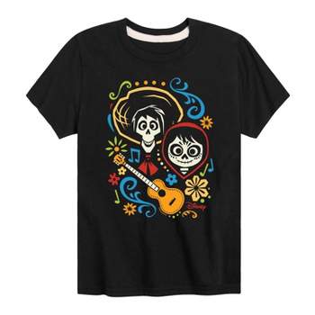 Boys' Coco Hector and Miguel Short Sleeve Graphic T-Shirt - Black